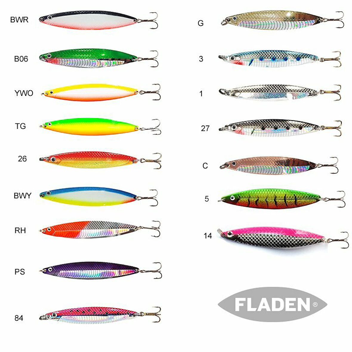 Fladen Nidingen 7,5 cm. 18 g. Kaşık