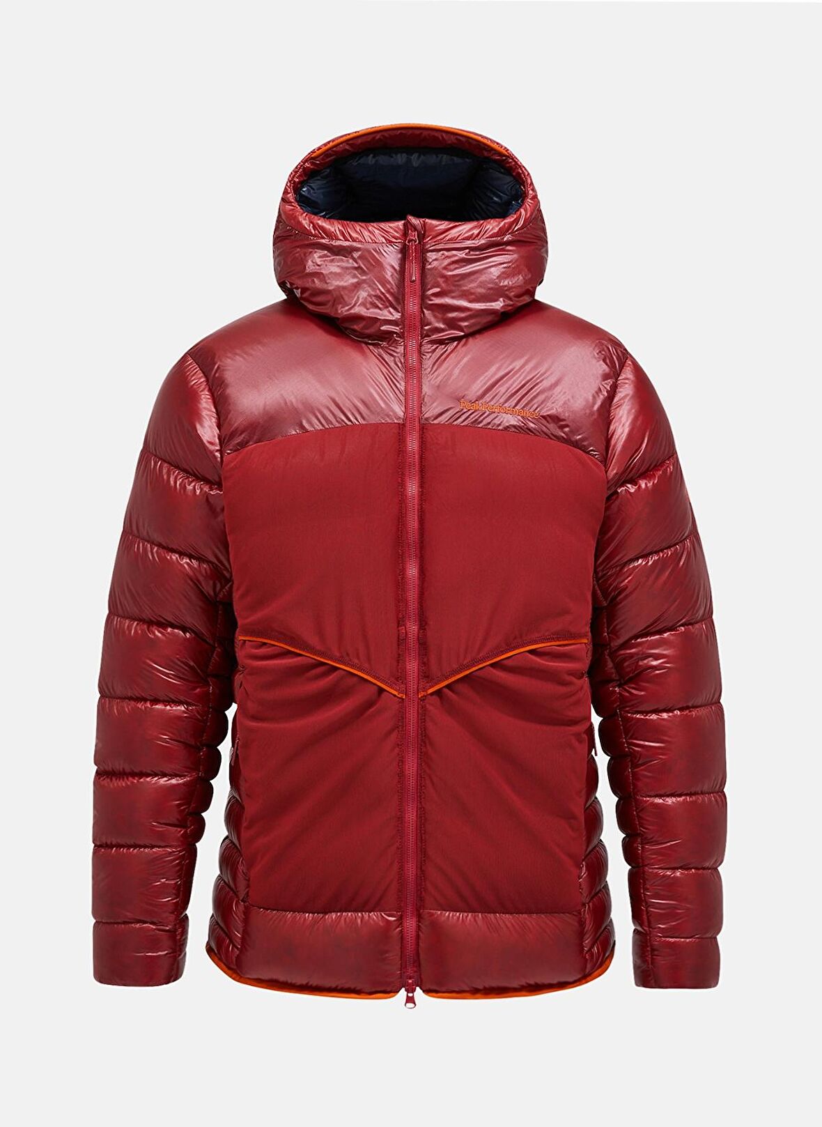 Koyu Kırmızı Erkek Kapüşon Yaka Mont G78983030_Minus Degree Down Puffer