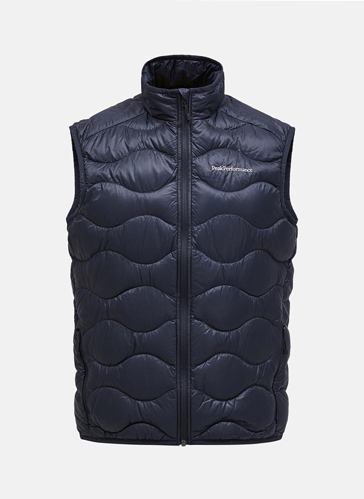 Siyah Erkek Dik Yaka Yelek G79624030_M Helium Down Vest