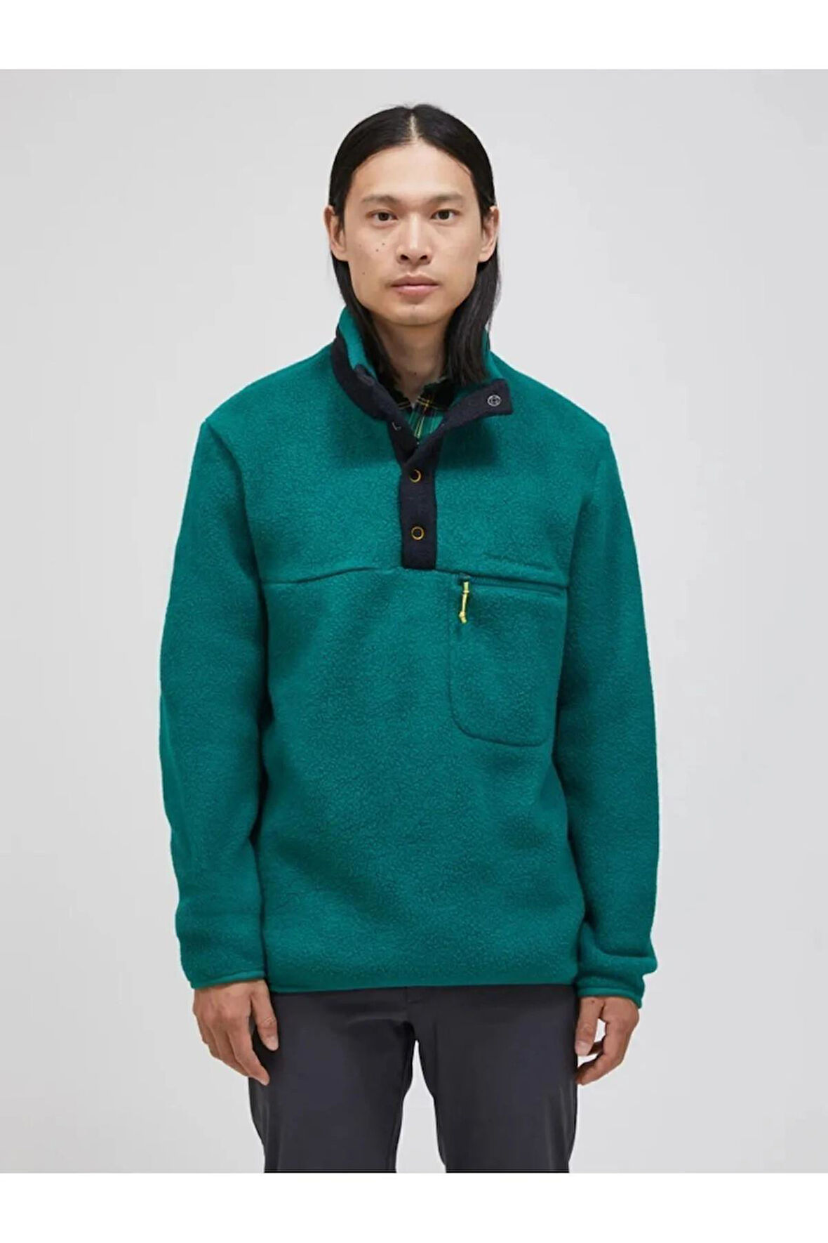 Peak Performance G78899060 M Fleece Snap T-Neck Erkek Polar