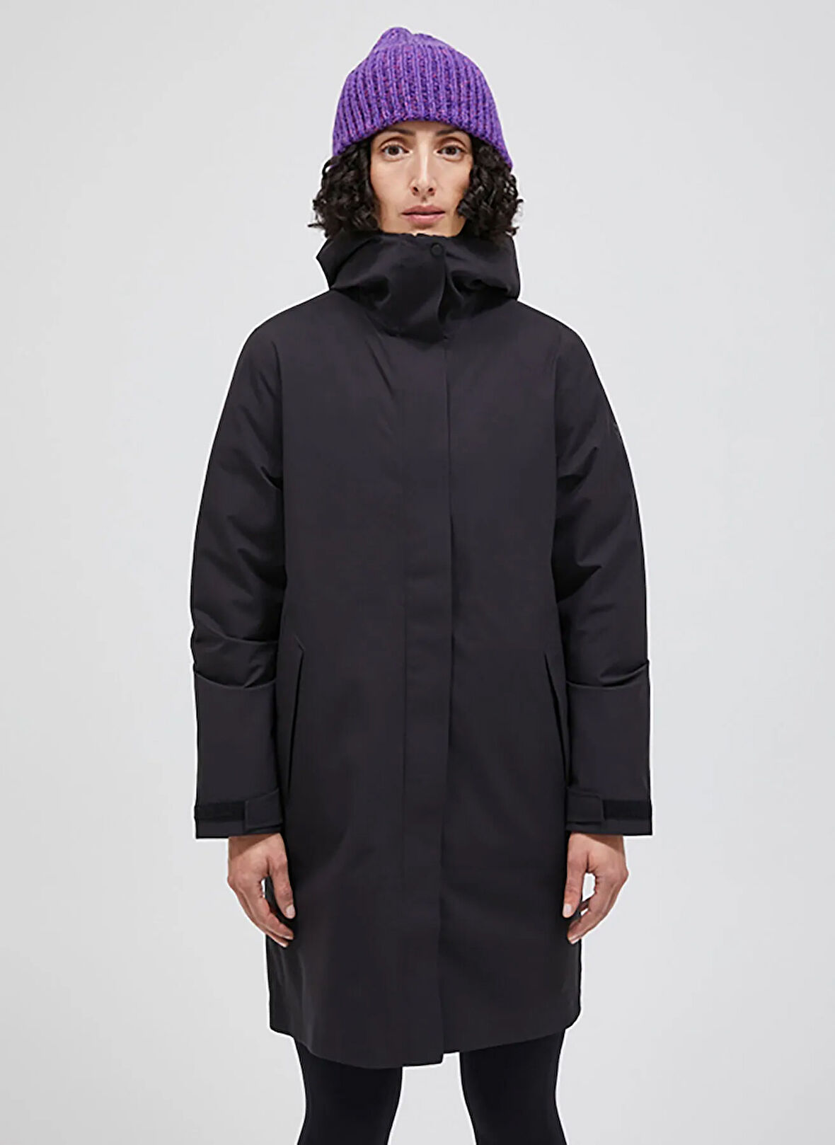 Peak Performance W Cloudburst Coat Siyah Normal Düz Kadın Ceket