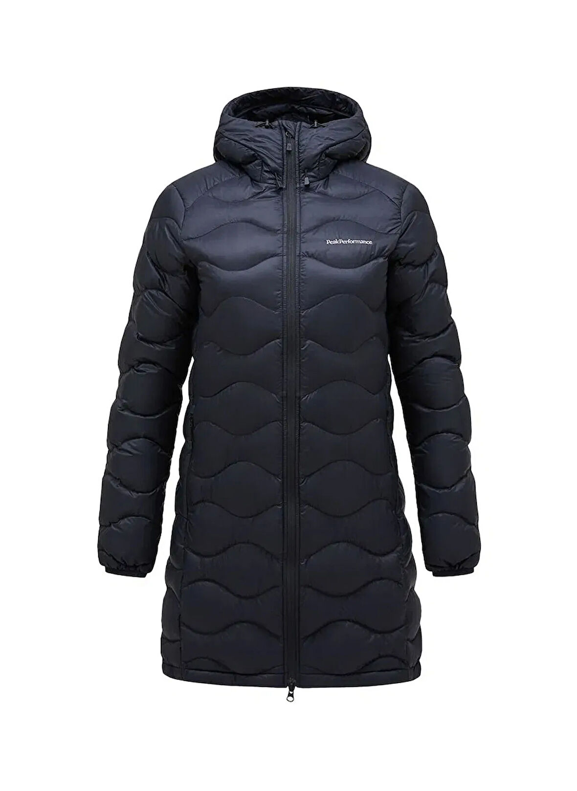 Peak Performance W Helium Down Parka-BLACK Fermuarlı Yaka Normal Kalıp Kadın Ceket