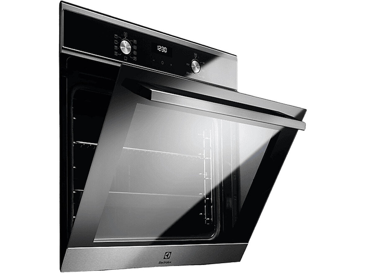 ELECTROLUX EOF5F50BX SurroundCook Katalitik Temizlemeli 65 lt Multifonksiyonel Cam Ankastre Fırın Siyah