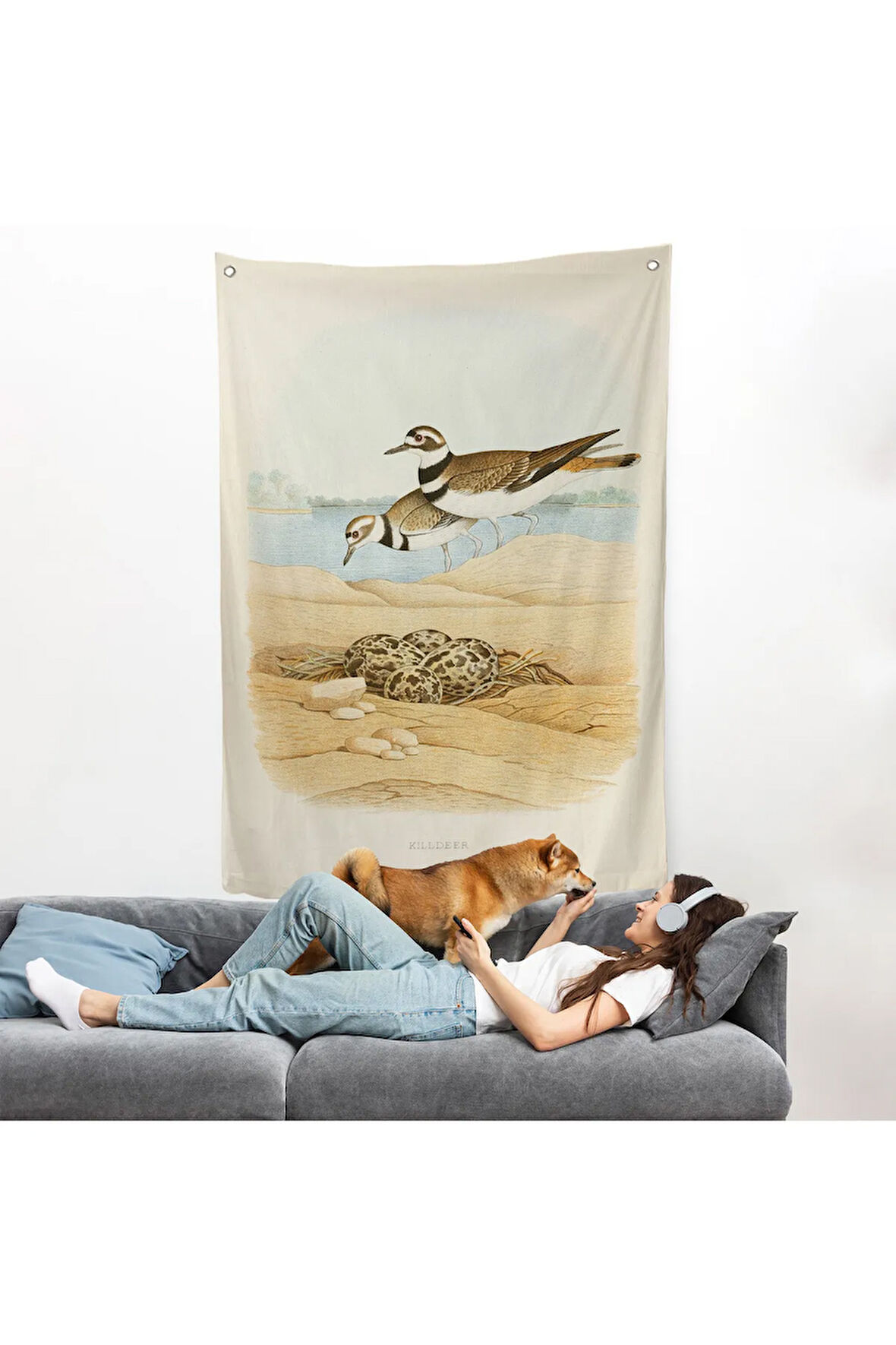 Edwin L. Sheppard - Öldürücü Duvar Örtüsü - Killdeer-7338