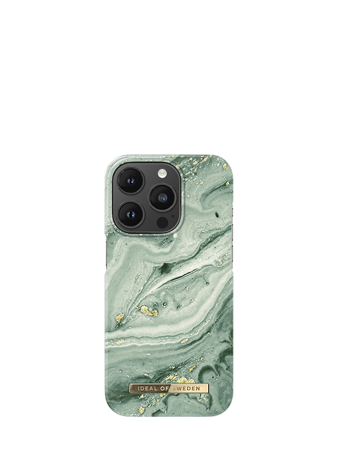 Ideal Of Sweden iPhone 14 Pro Mint Swirl Marble Telefon Kılıfı