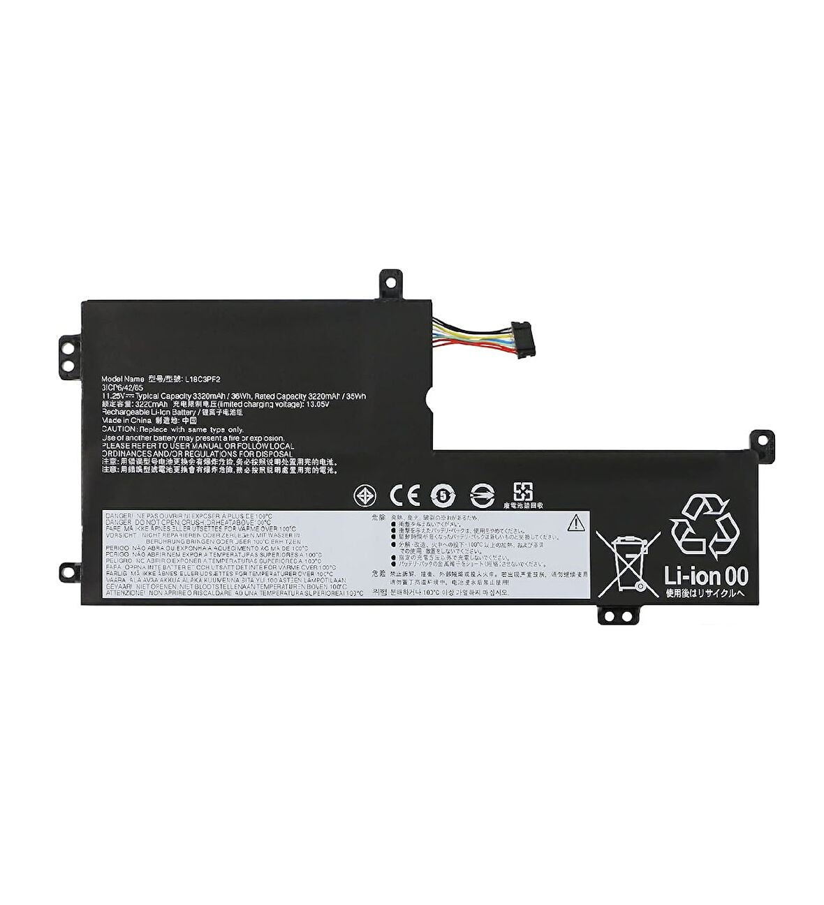 Lenovo IdeaPad L340-15API L18C3PF2 Notebook Batarya Laptop Pil
