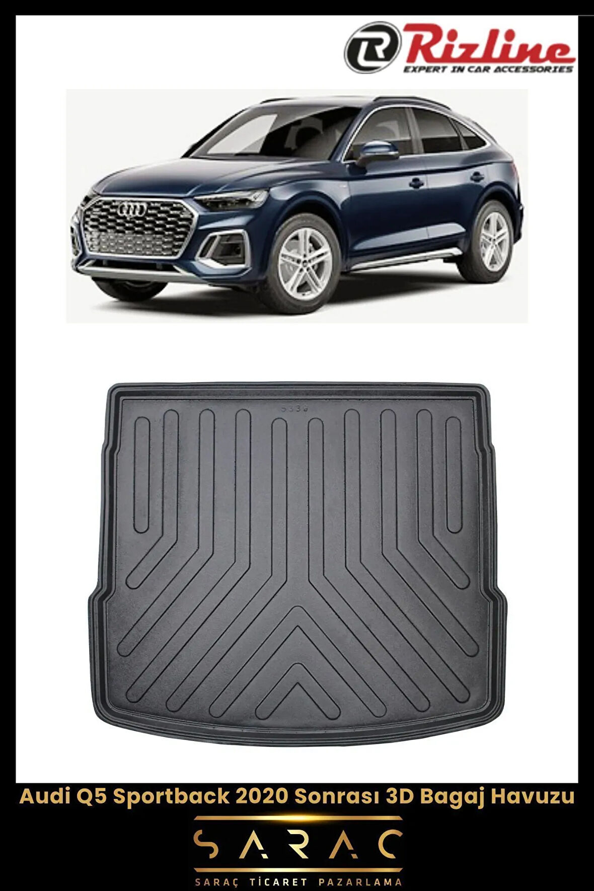 Rizline Audi Q5 Sportback 2020 Model 3D Bagaj Havuzu