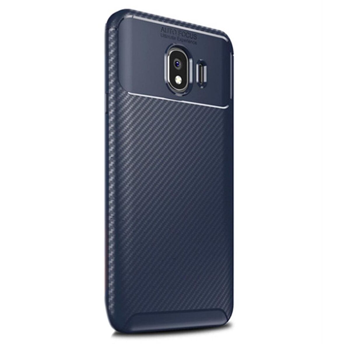 Gpack Samsung Galaxy J4 Kılıf Negro Karbon Dizayn Silikon  Nano