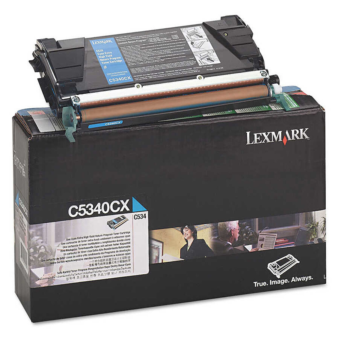 Lexmark C534-C5340CX Mavi Orijinal Toner Extra Yüksek Kapasiteli