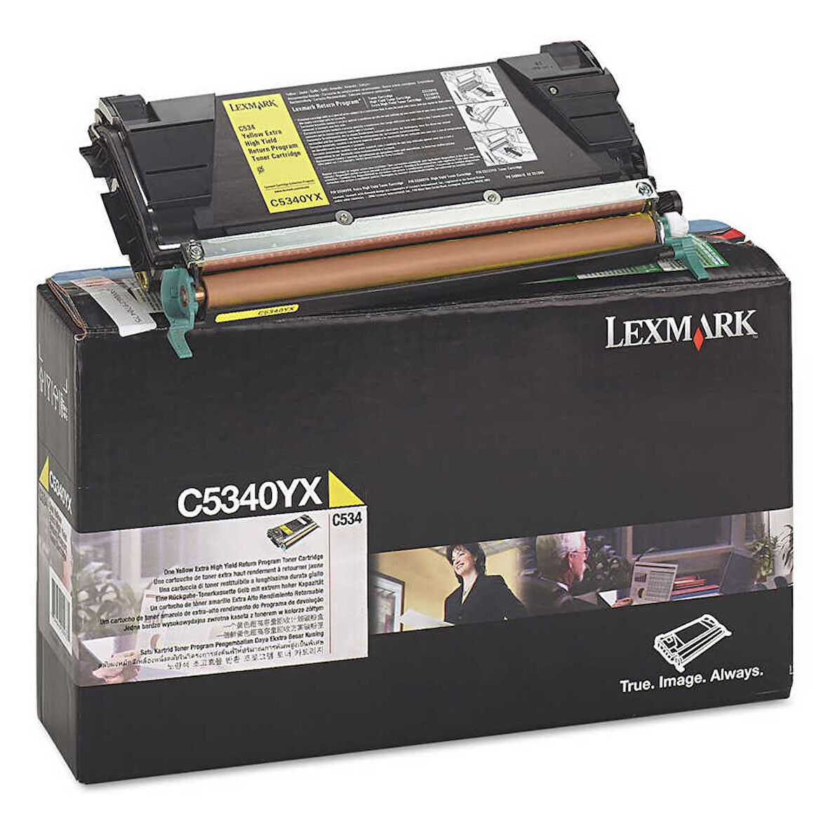 Lexmark C534-C5340YX Sarı Orijinal Toner Extra Yüksek Kapasiteli
