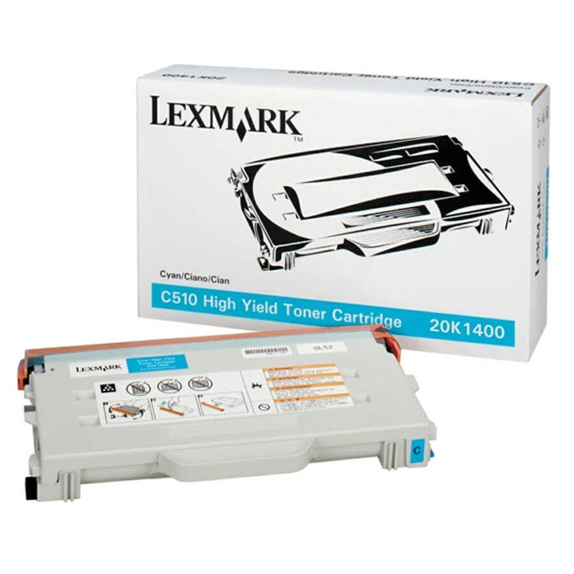 Lexmark C510-20K1400 Mavi Orijinal Toner