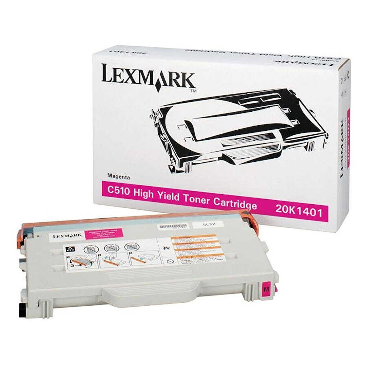 Lexmark C510-20K1401 Kırmızı Orijinal Toner