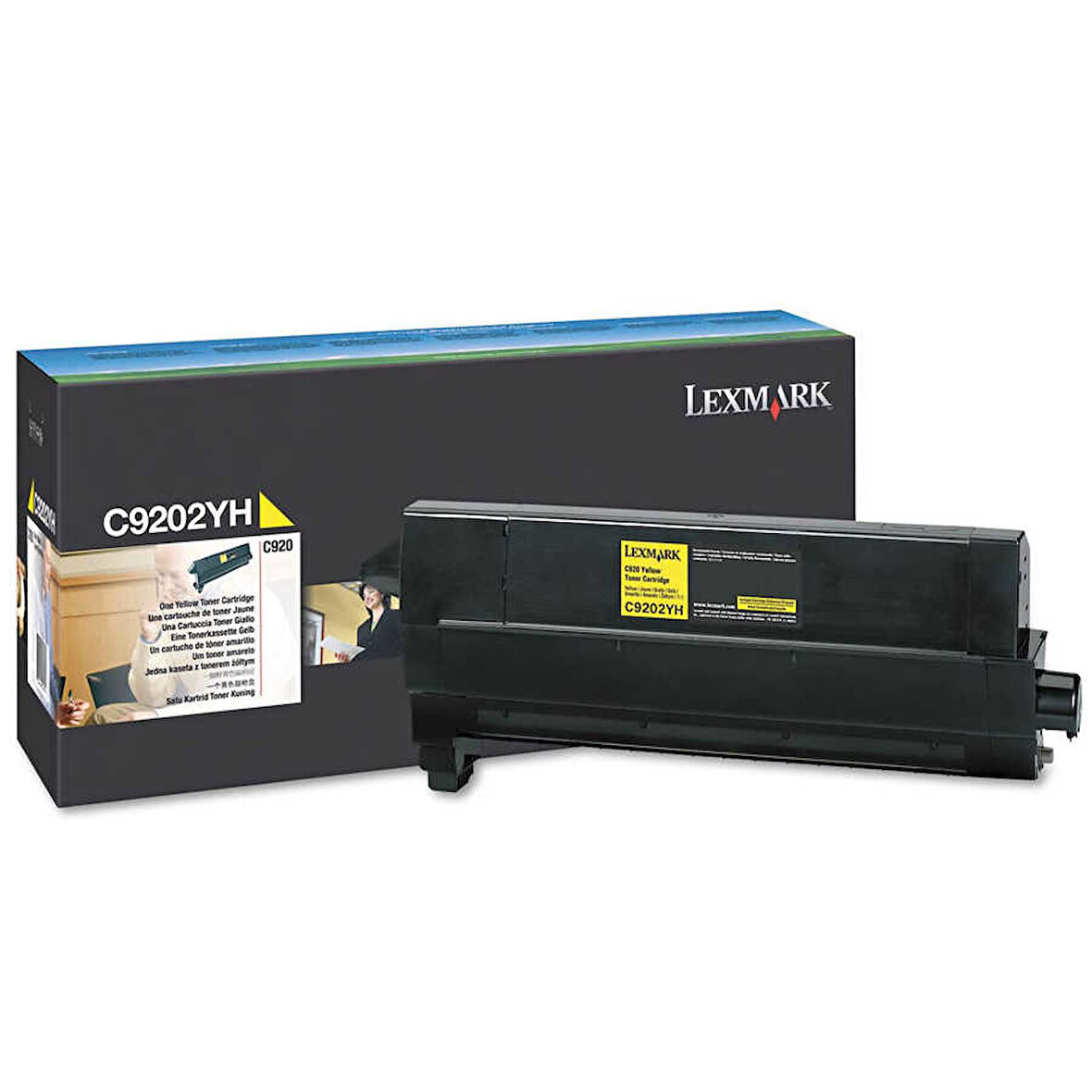 Lexmark C920-C9202YH Sarı Orijinal Toner