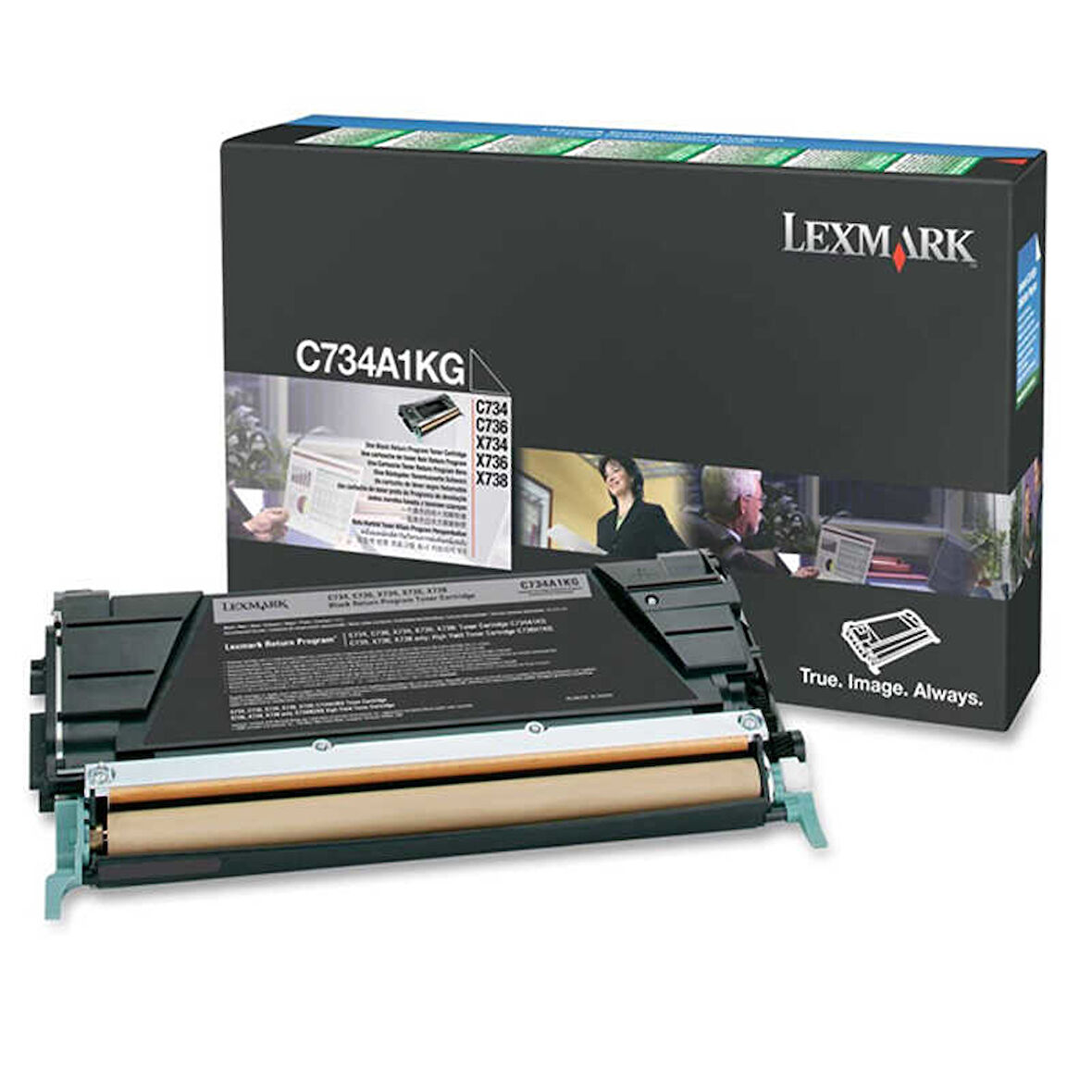 Lexmark C734-C734A1KG Siyah Orijinal Toner