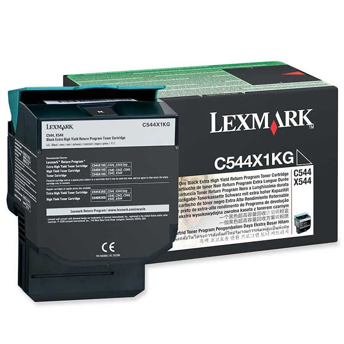 Lexmark C544-C544X1KG Siyah Orijinal Toner Extra Yüksek Kapasiteli