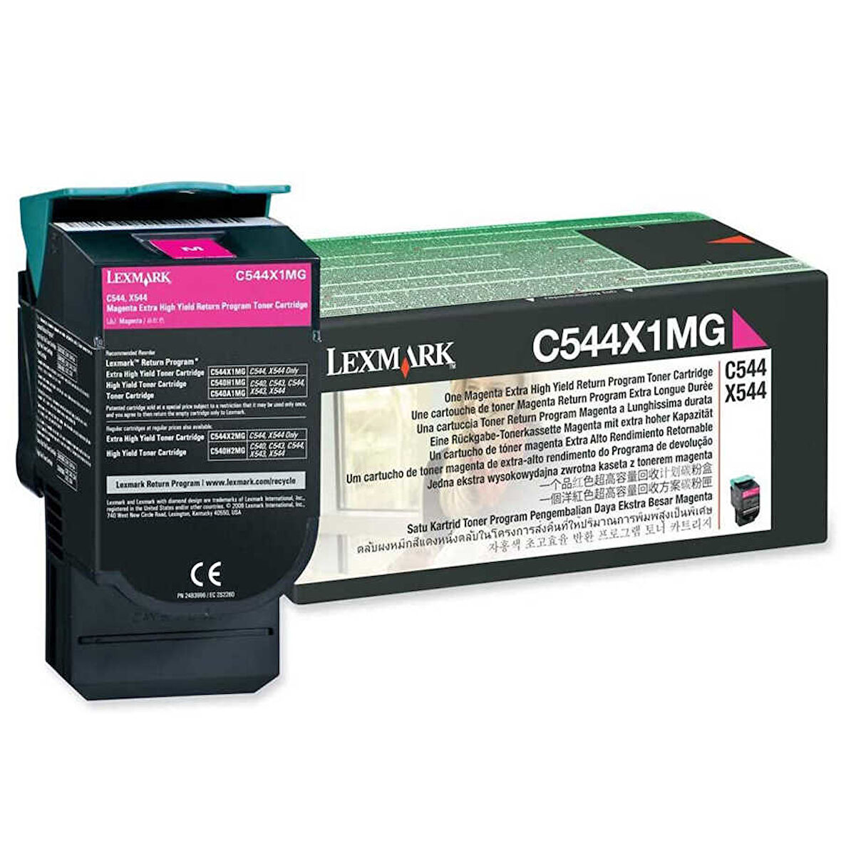 Lexmark C544-C544X1MG Kırmızı Orijinal Toner Extra Yüksek Kapasiteli