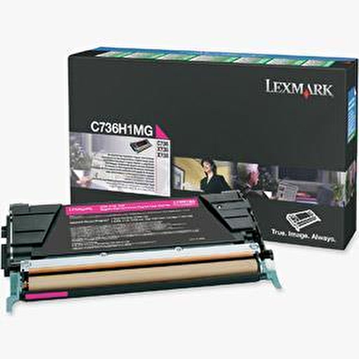 Lexmark C736H1MG 10.000 Sayfa Magenta Kırmızı Toner C736-X736-X738