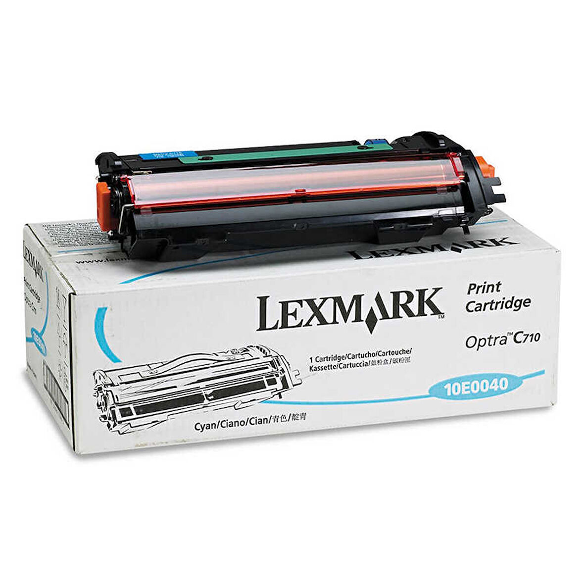 Lexmark C710-10E0040 Mavi Orijinal Toner