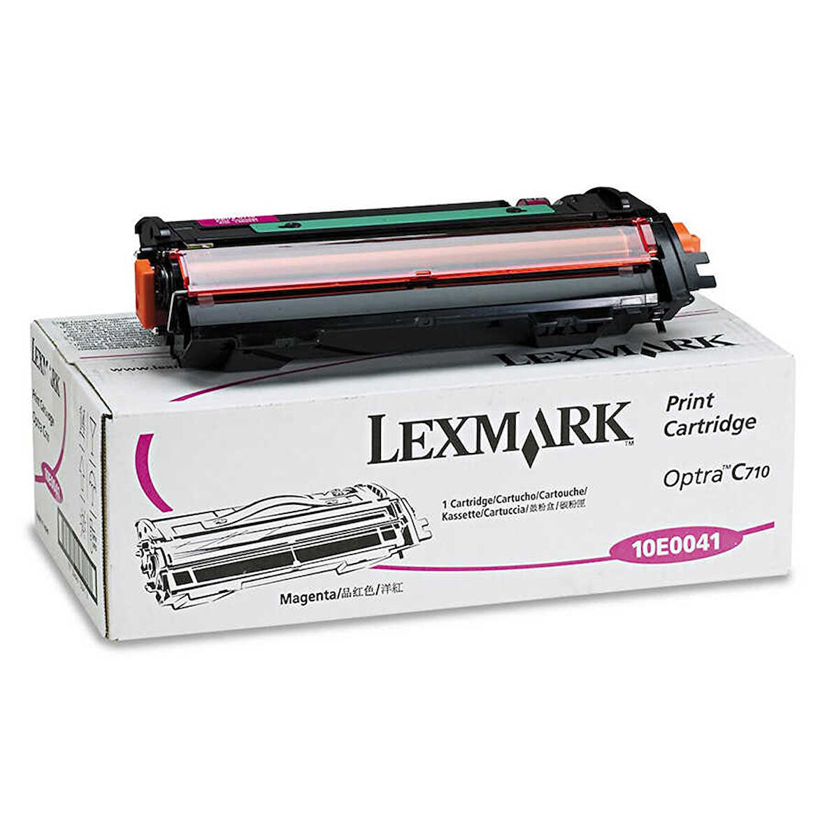 Lexmark C710-10E0041 Kırmızı Orijinal Toner