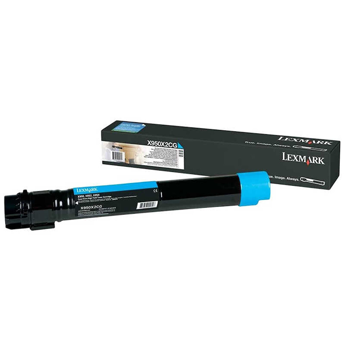 Lexmark X950-X950X2CG Mavi Orijinal Toner