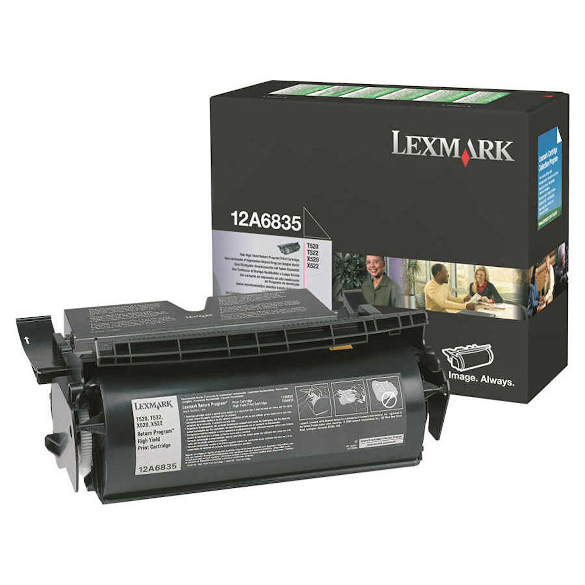 Lexmark T520-12A6835 Orijinal Toner Yüksek Kapasiteli
