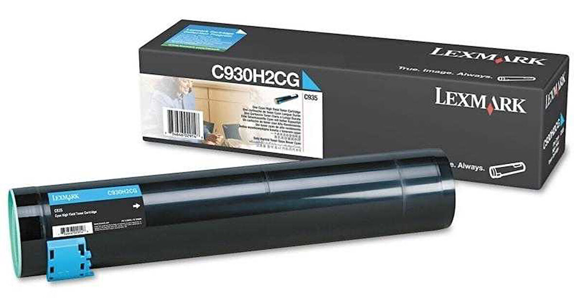 Lexmark C930H2CG Kutusu Hasarlı Mavi Orjinal Toner 