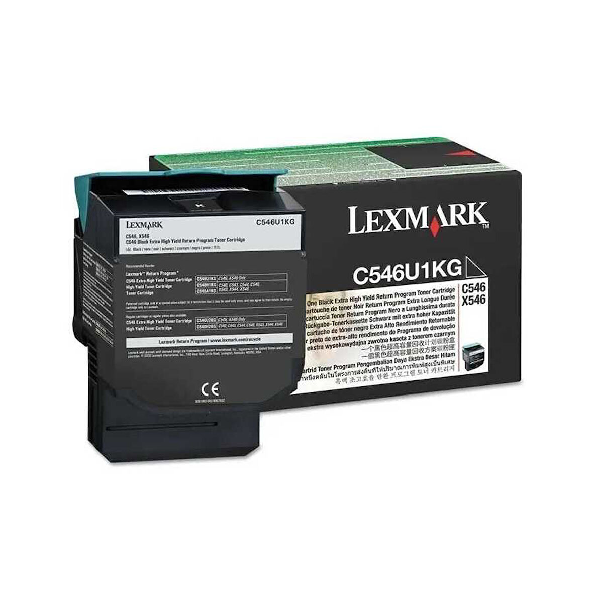 Lexmark C546-C546U1KG Siyah Orijinal Toner Extra Yüksek Kapasiteli