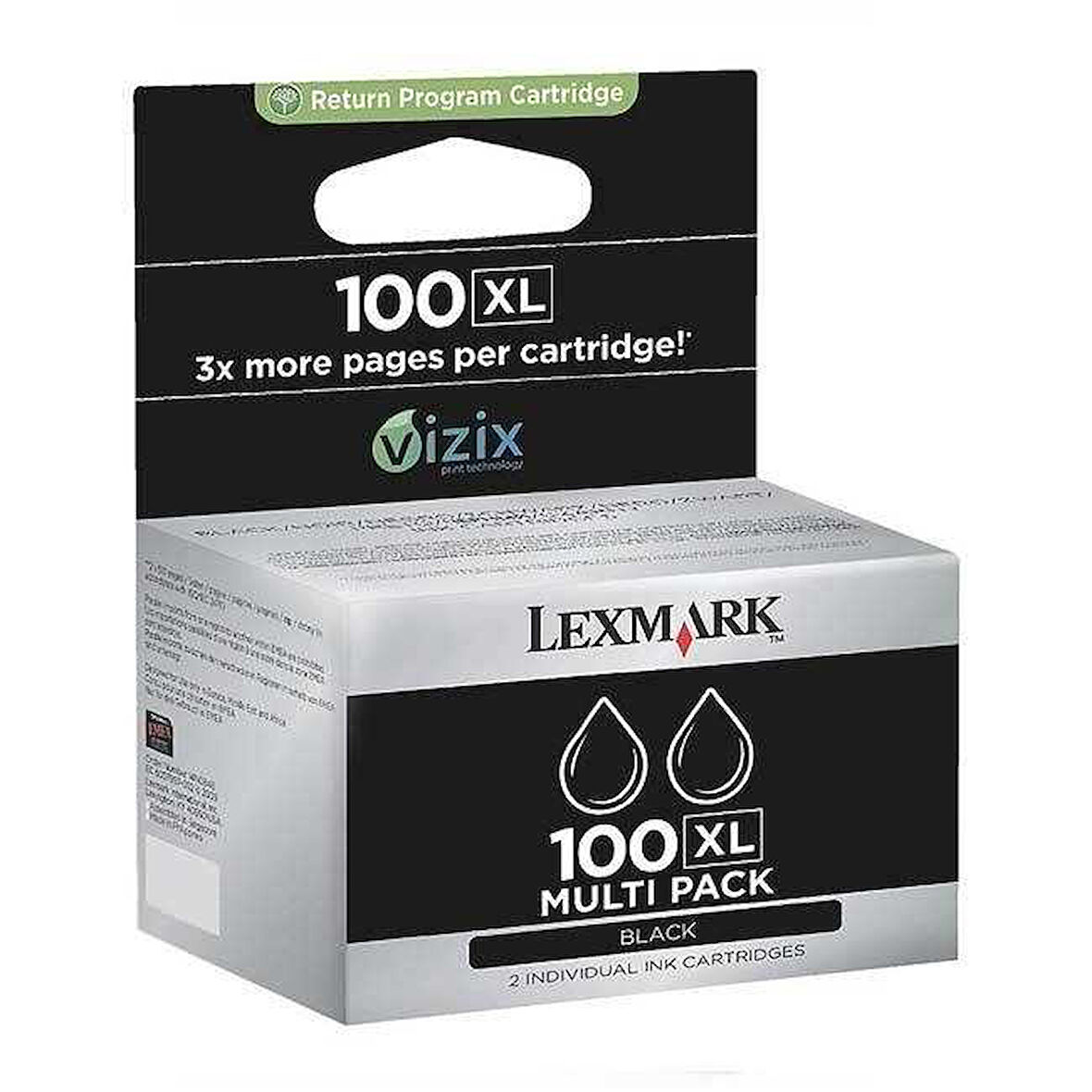 Lexmark 100XL-14N0848 Siyah Orijinal Kartuş Yüksek Kapasiteli İkili