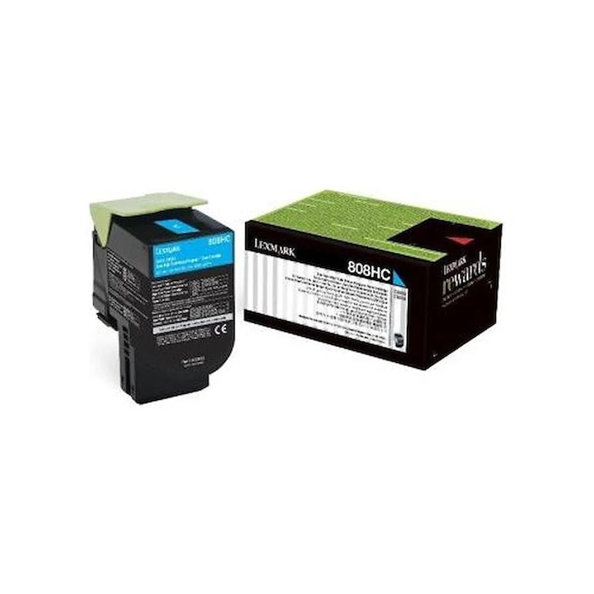 Lexmark 80C8Hce Mavi Spot Orjinal Toner Cx410 / Cx510