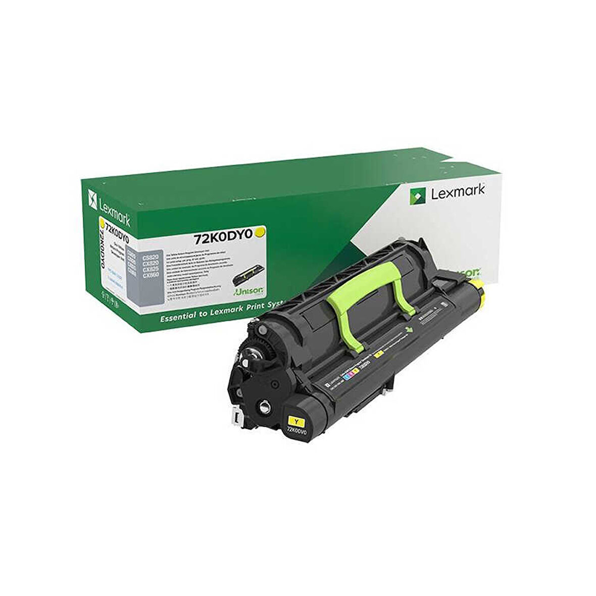 Lexmark CS820-72K0DY0 Sarı Orijinal Developer Ünitesi