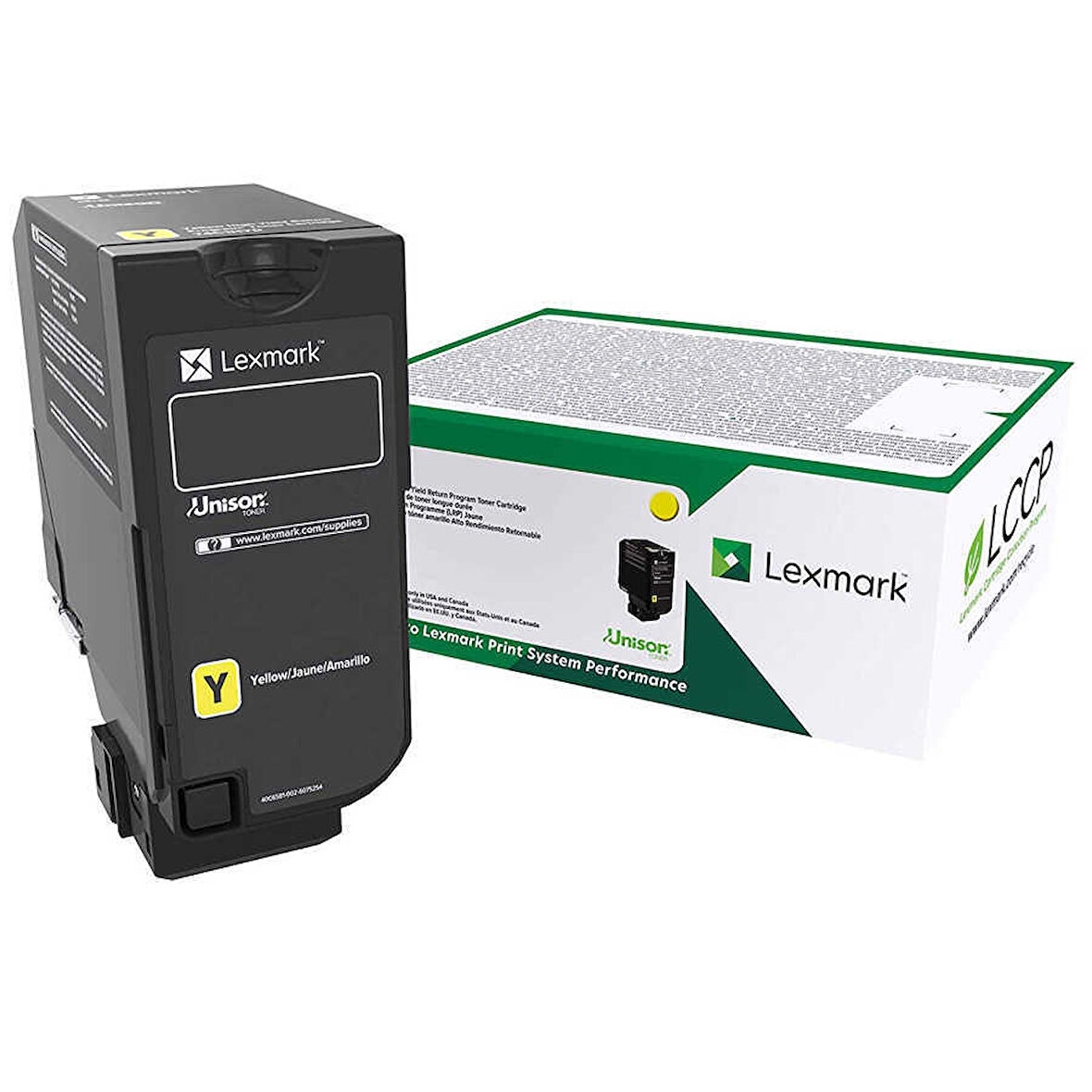 Lexmark CS727-75B50Y0 Sarı Orijinal Toner