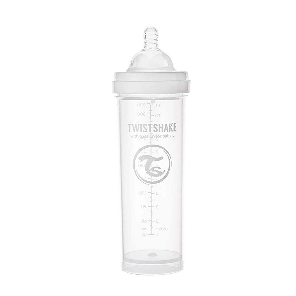 Twistshake Anti-Kolik Biberon 4+m 330ml Beyaz