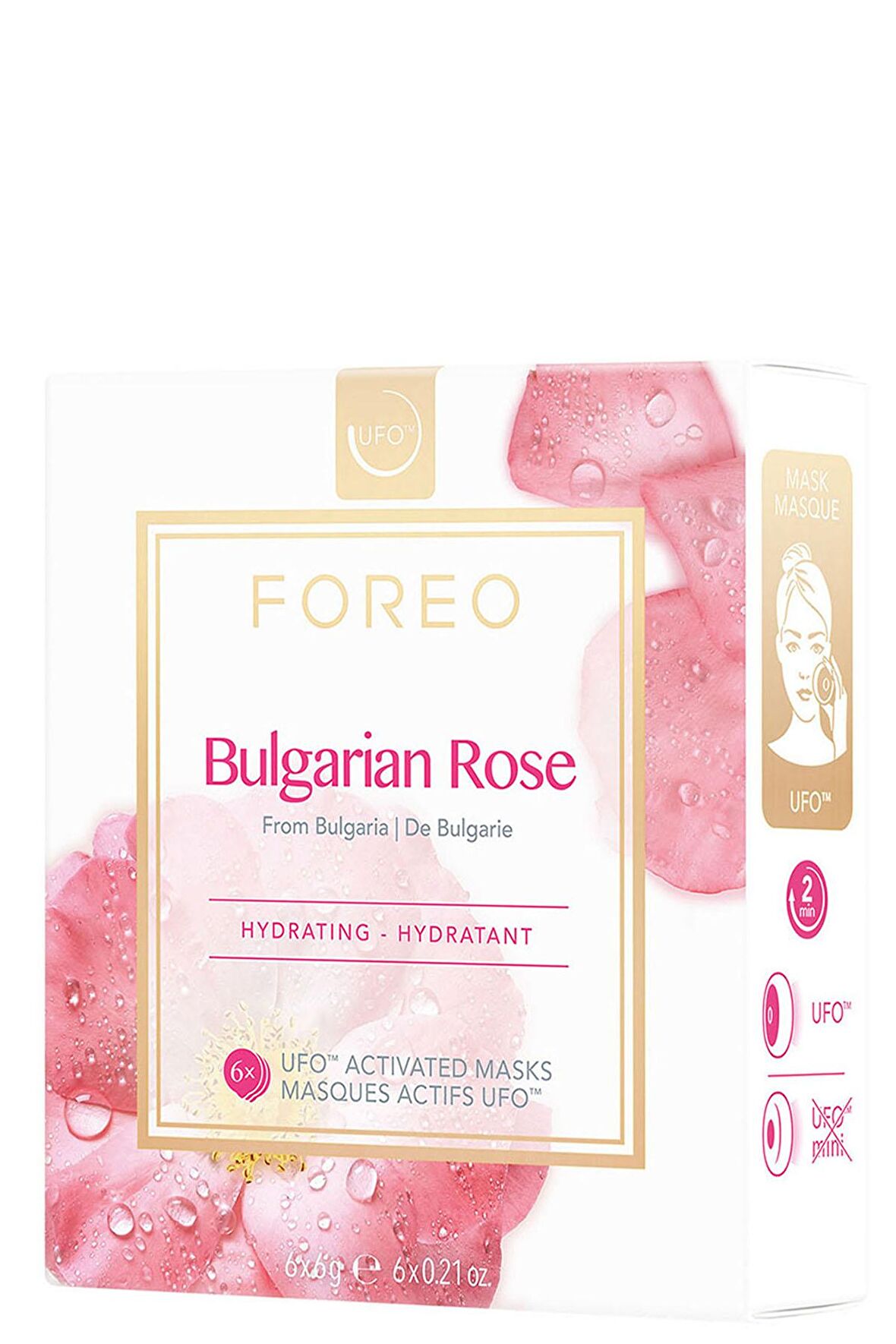 FOREO UFO™ Bulgarian Rose Nemlendirici 6'lı Aktif Maske