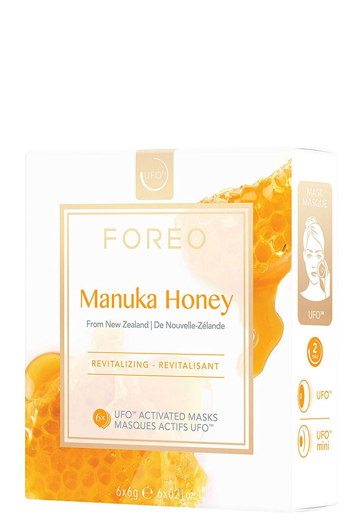 FOREO UFO™ Manuka Honey Canlandırıcı 6'lı Aktif Maske