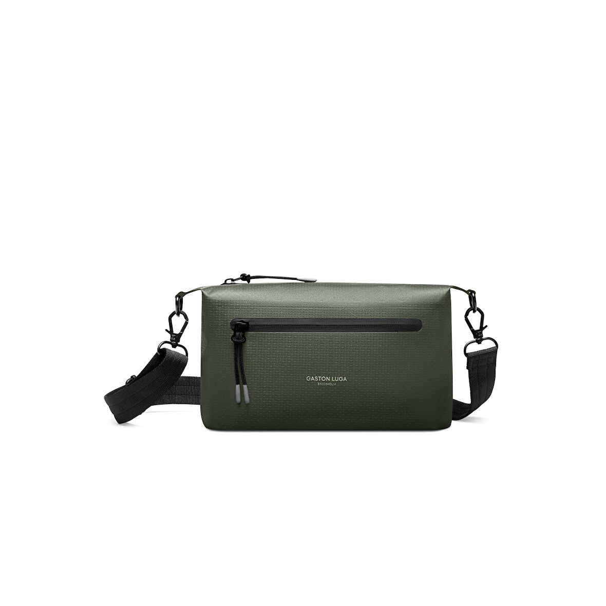 Gaston Luga Lightweight DuoSeal Crossbody Omuz Çantası- Olive