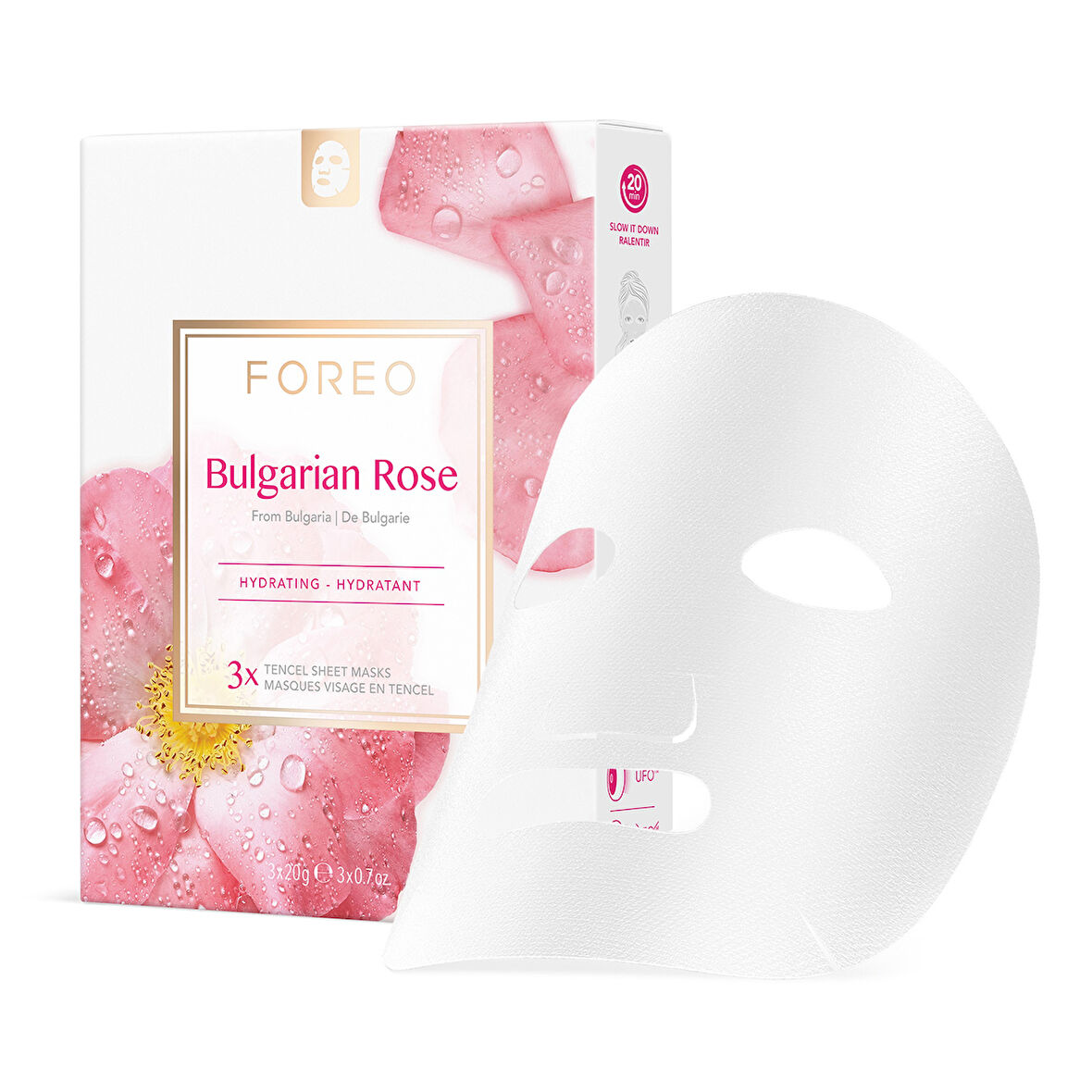 Farm To Face Bulgarian Rose Nemlendirici 3'lü Kağıt Maske