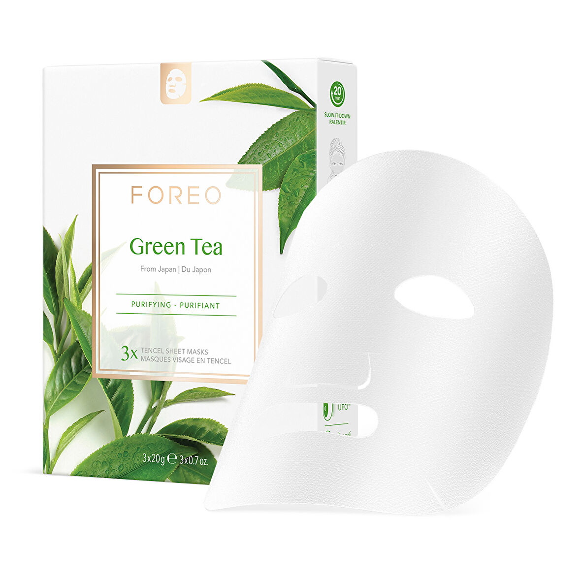 Farm To Face Green Tea Arındırıcı 3'lü Kağıt Maske