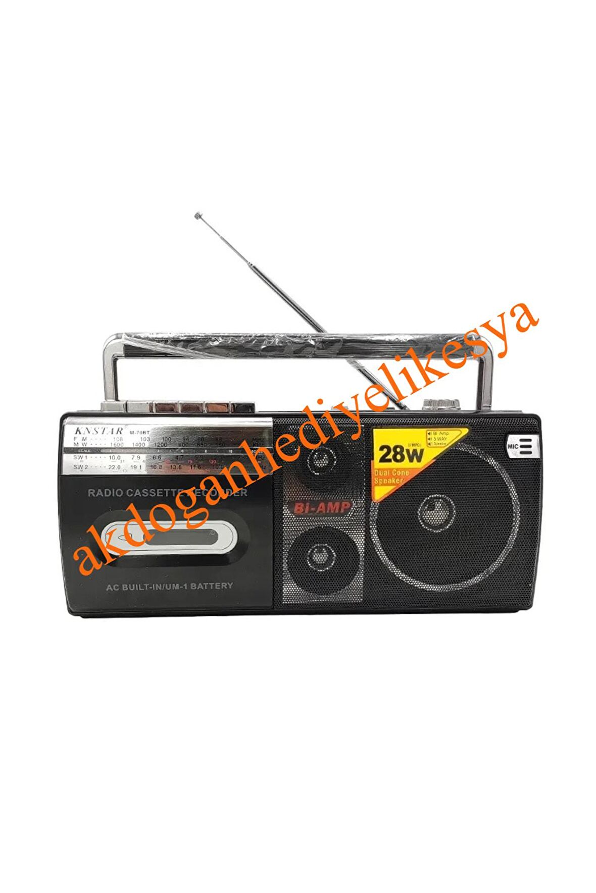 Knstar M-70bt Bluetooth + Usb + Sd + Fm Radyo Kaset Çalar