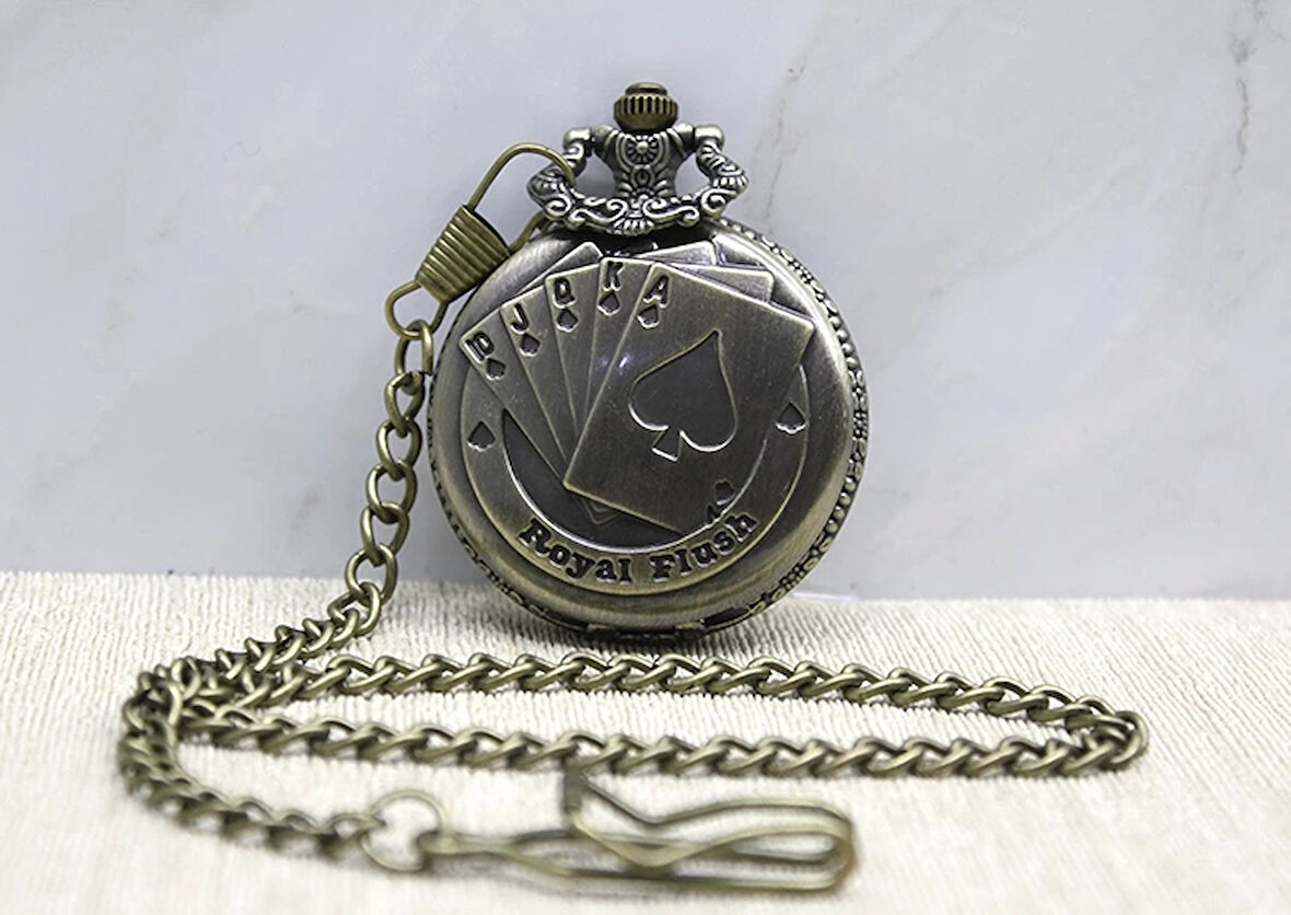 Oyun Kartı Köstekli Saat Alk3876