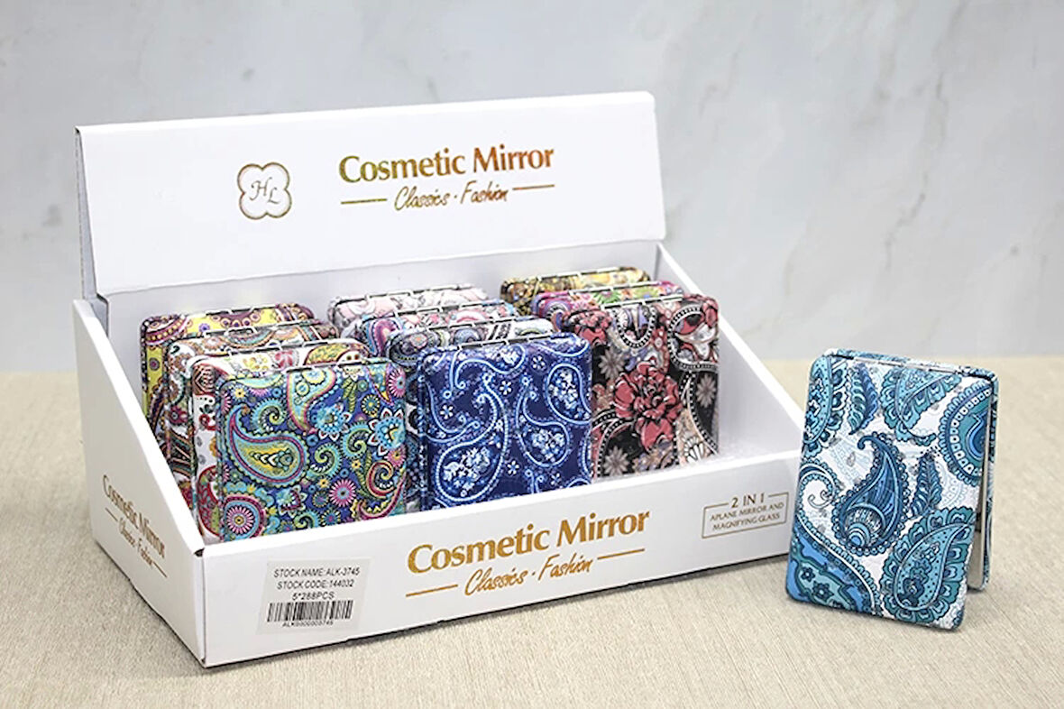 Taşlı El Aynası Dikdörtgen Kalın Model 5