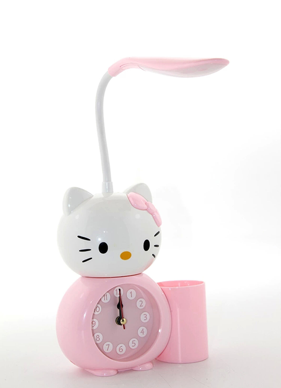Hello Kitty Masa Lambası Saat Ve Kalemlik