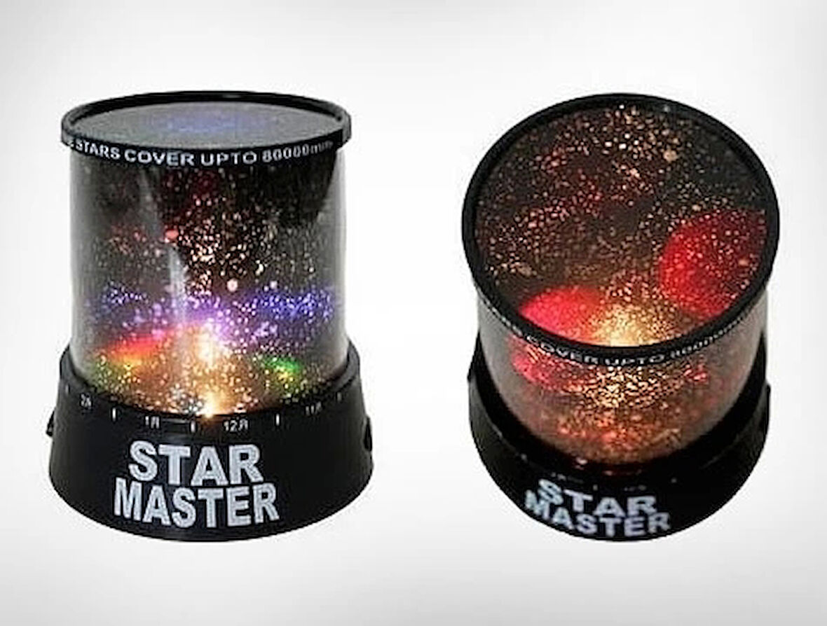 Projeksiyon Gece Lambası - Tavana Işık Yansıtan Led Işık