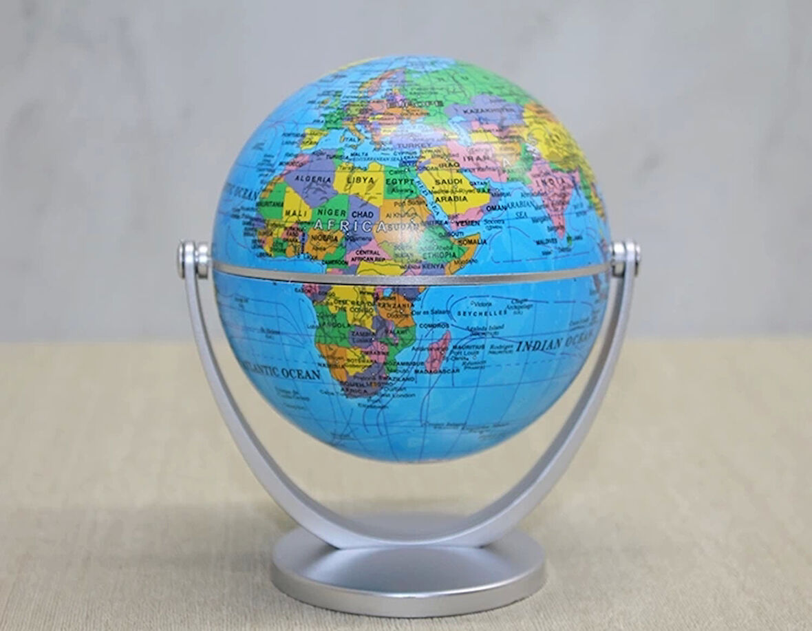 Dekoratif Masa Üstü Dünya Küre Alk3584