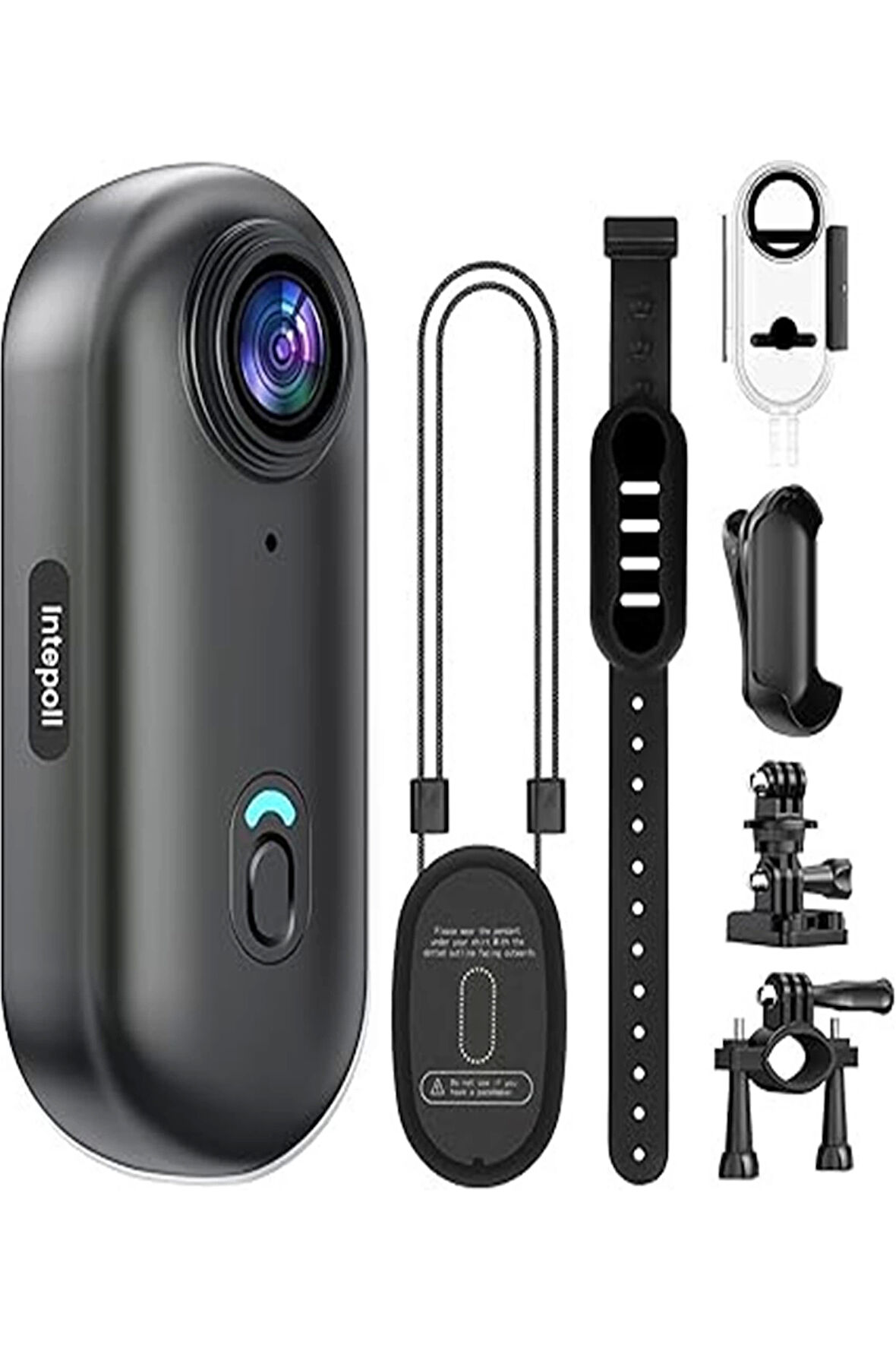 Mini Wıfı Aksiyon Kamerası 1080p Taşınabilir Vücut Kamerası Giyilebilir Video Kaydedici Ipx7 Su Geçirmez