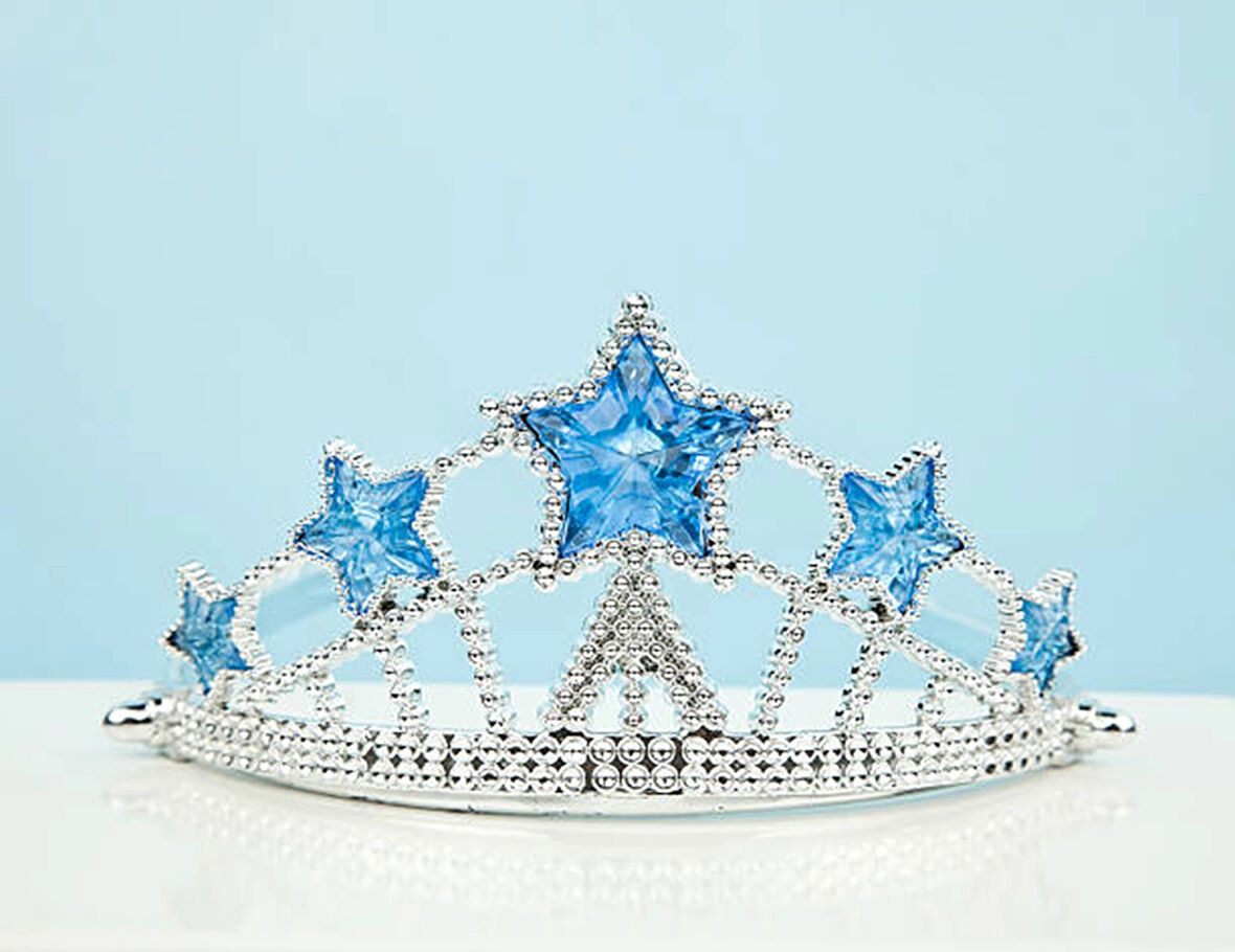 Plastik Kraliçe Prenses Tacı Çocuk Boy