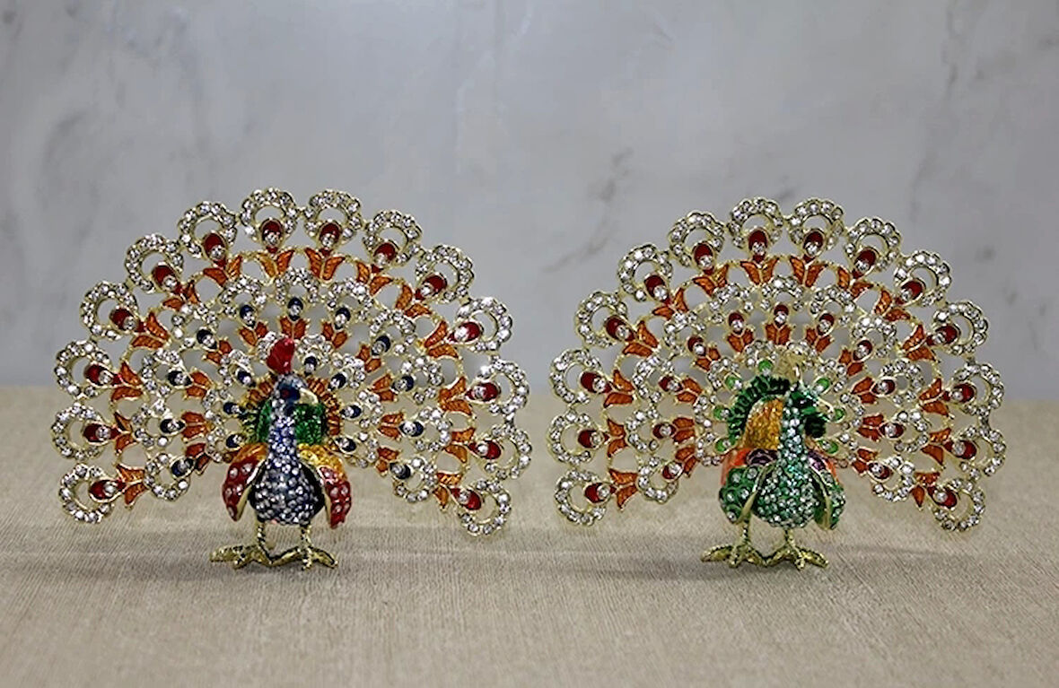 Swaroski Tavuskuşu Alk3834