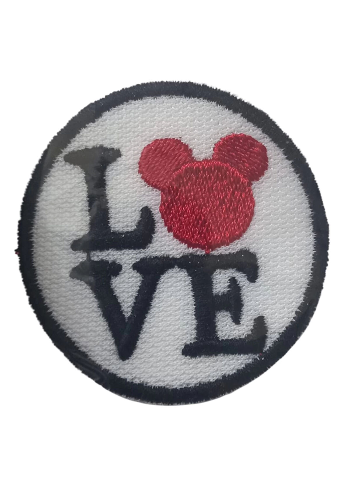 Aplike Ütü İle Yapışan Love Pati Arma 4 cm