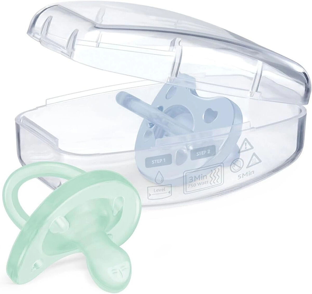 Chicco PhysioForma Soft 2'li Silikon Emzik 2-6 Ay Erkek