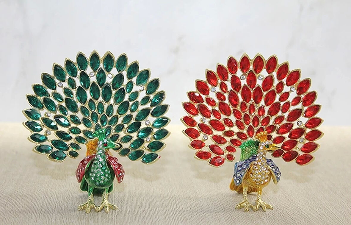 Swaroski Tavuskuşu Alk3833