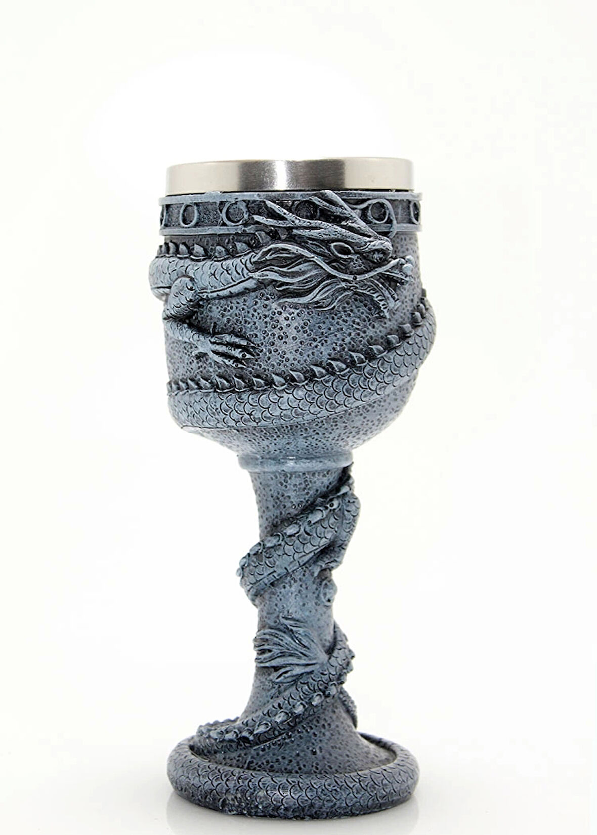 Ejderha Tasarımlı Paslanmaz Çelik Kadeh Bardak Model 1